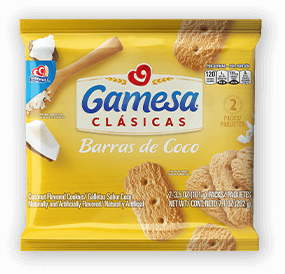 Gamesa® Clásicas® Barras de Coco